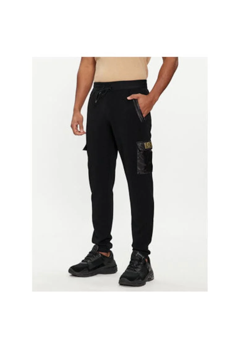 Pantaloni barbati  M PANTS CARGO PQ, textil, negru,