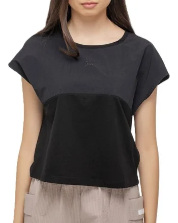 Tricou dama  W TEE SS, Poliester, Negru, Negru