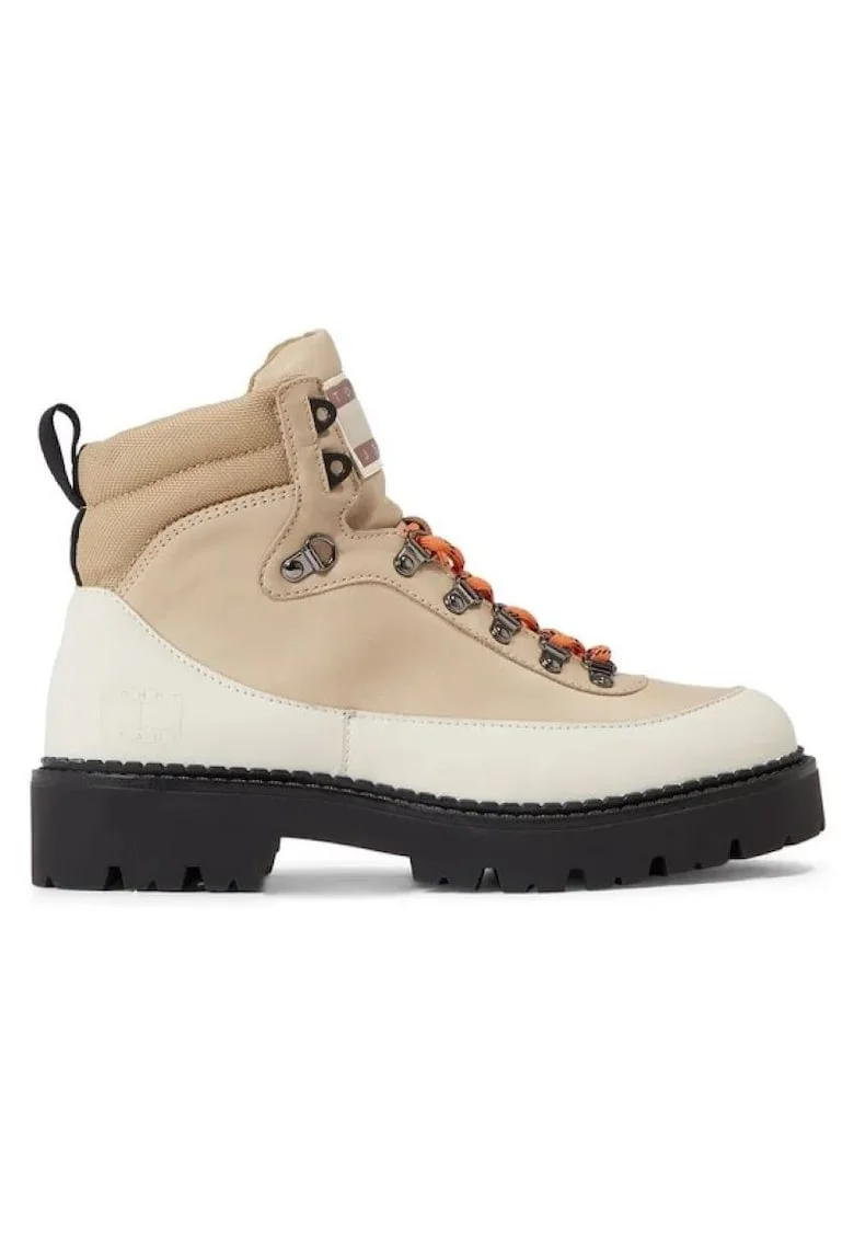Pantofi sport barbati  TJM BOOT HIKER, Piele naturala, Bej,