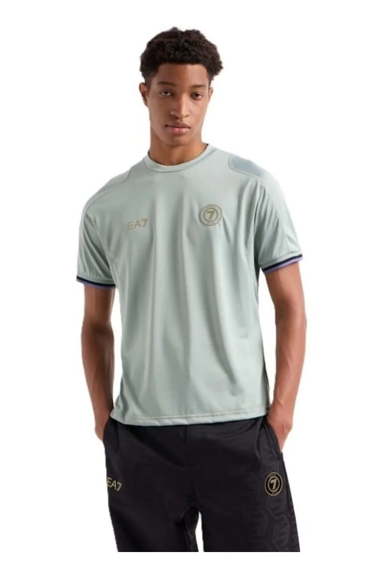 Tricou barbati  M TEE SS, Poliamida, Verde, Verde