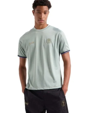Tricou barbati  M TEE SS, Poliamida, Verde, Verde