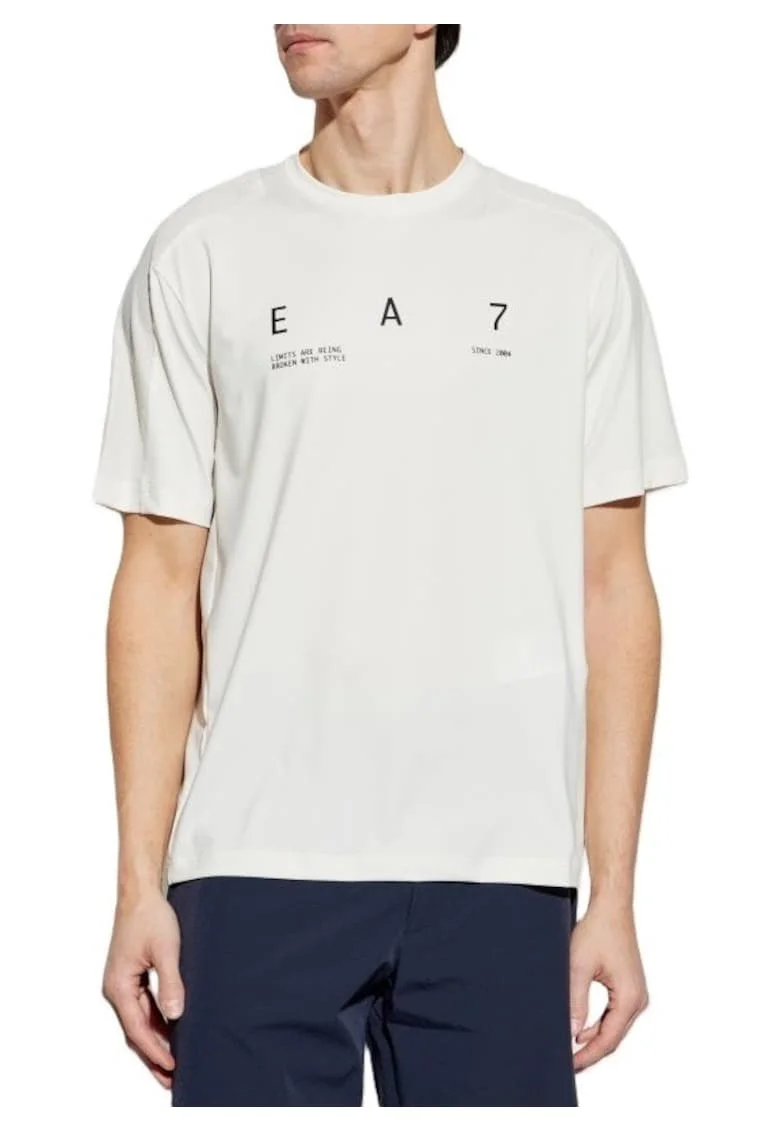 Tricou barbati  M TEE SS DIGITAL, Bumbac, Alb, Alb