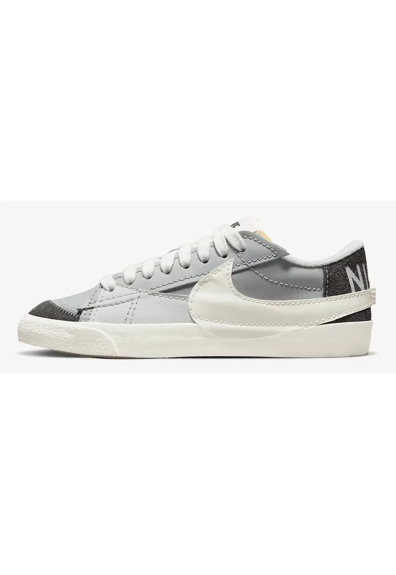 Pantofi sport barbati  BLAZER LOW 77 JUMBO SE, Piele naturala, Gri,