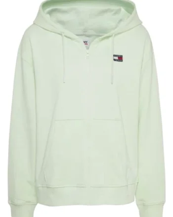 Hanorac oversize pentru femei,  Bumbac, Verde menta, Mint