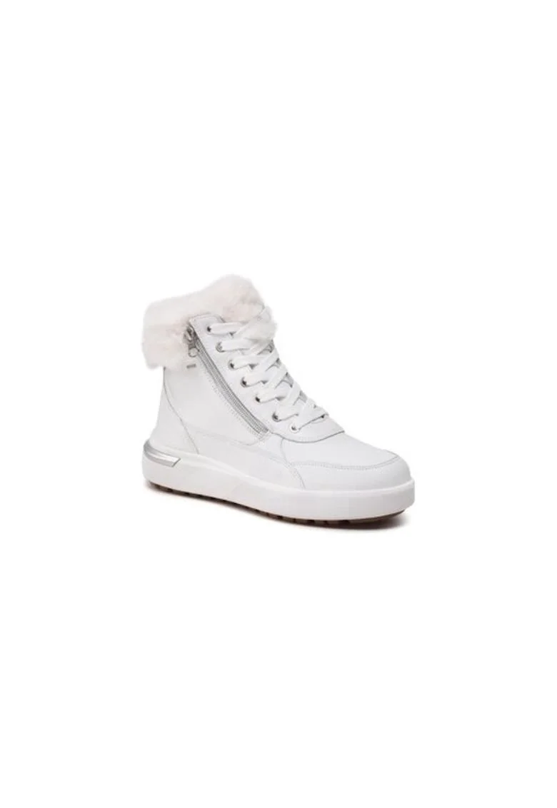Ghete dama  300194072, Piele naturala, Alb, Alb