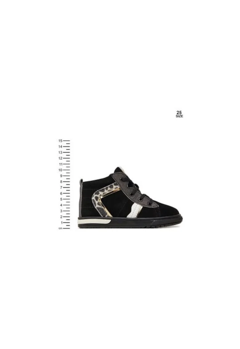 Ghete fete  304326790, Piele naturala, 25 EU, Negru