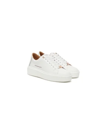 Pantofi sport dama  305199935, Piele naturala, Alb, Alb