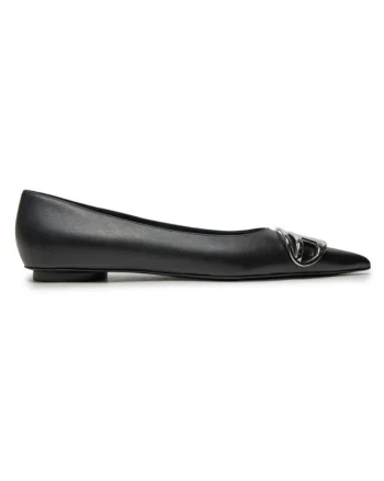 Balerini  304186516, Piele naturala, Negru, Negru