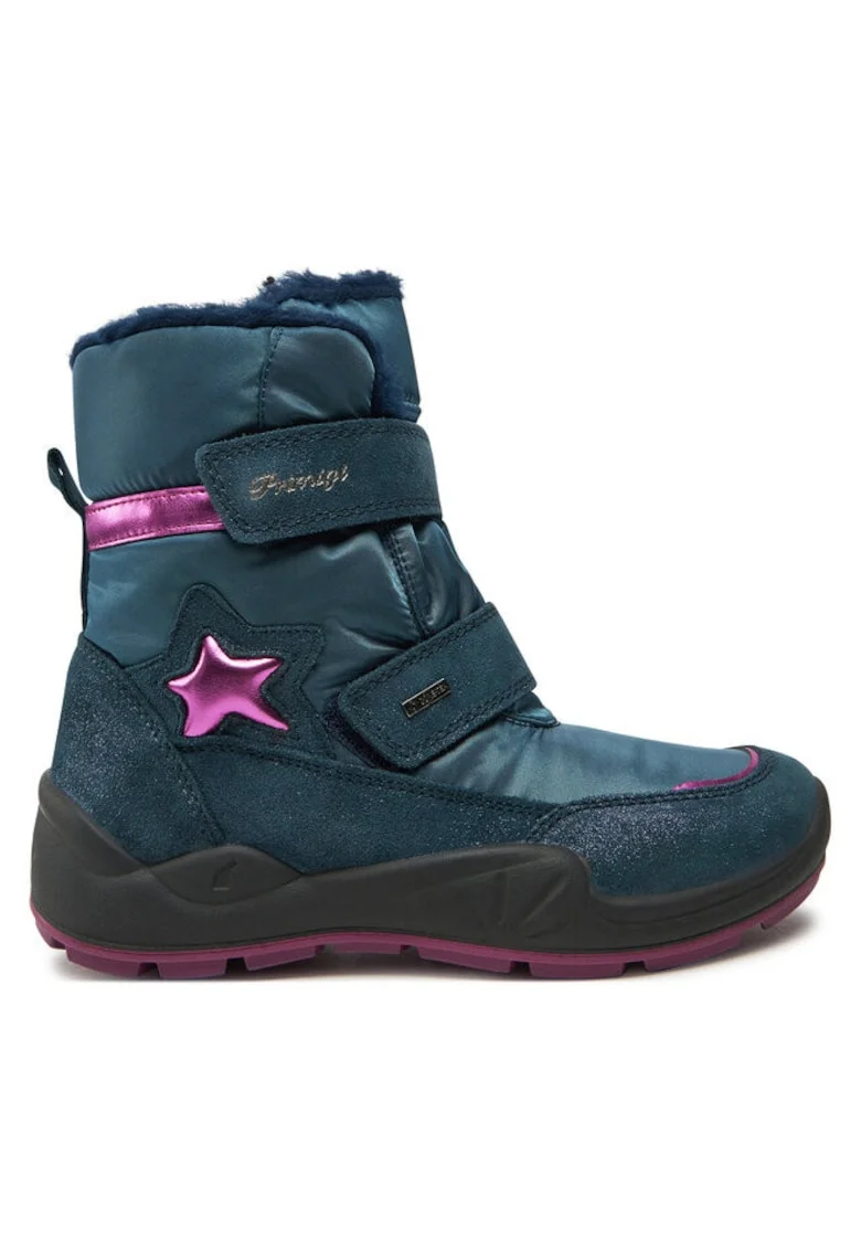 Ghete dama  304997662, Piele naturala, 38 EU, Albastru