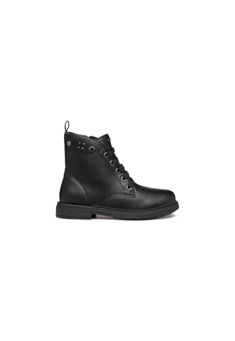 Cizme fete  303949198, Piele ecologica, Negru, Negru
