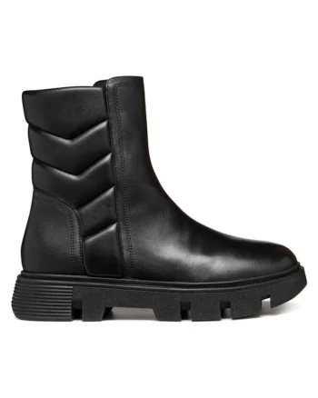 Ghete dama  304064708, Piele ecologica, Negru, Negru