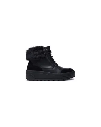 Ghete dama  304065279, Piele naturala, Negru, Negru