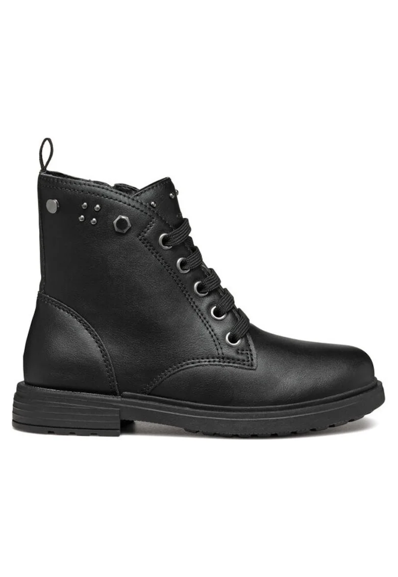 Cizme fete  303949181, Piele ecologica, Negru, Negru