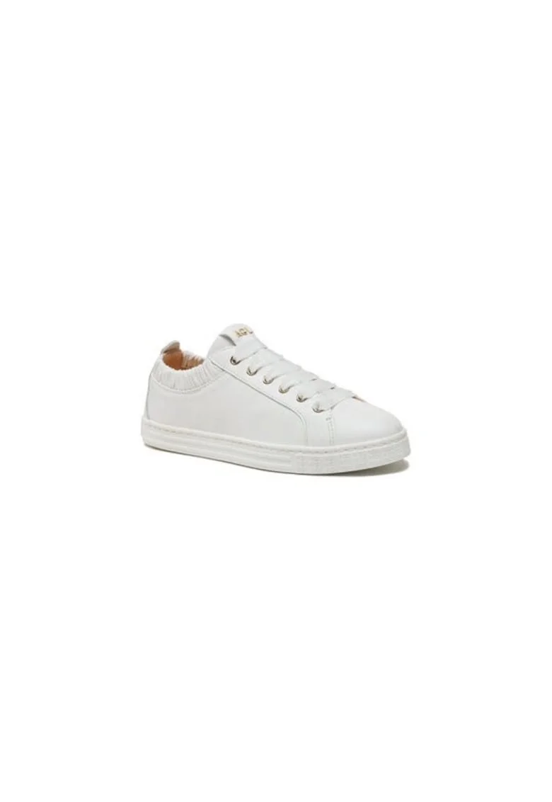 Pantofi sport dama  302111299, Piele naturala, Alb, Alb