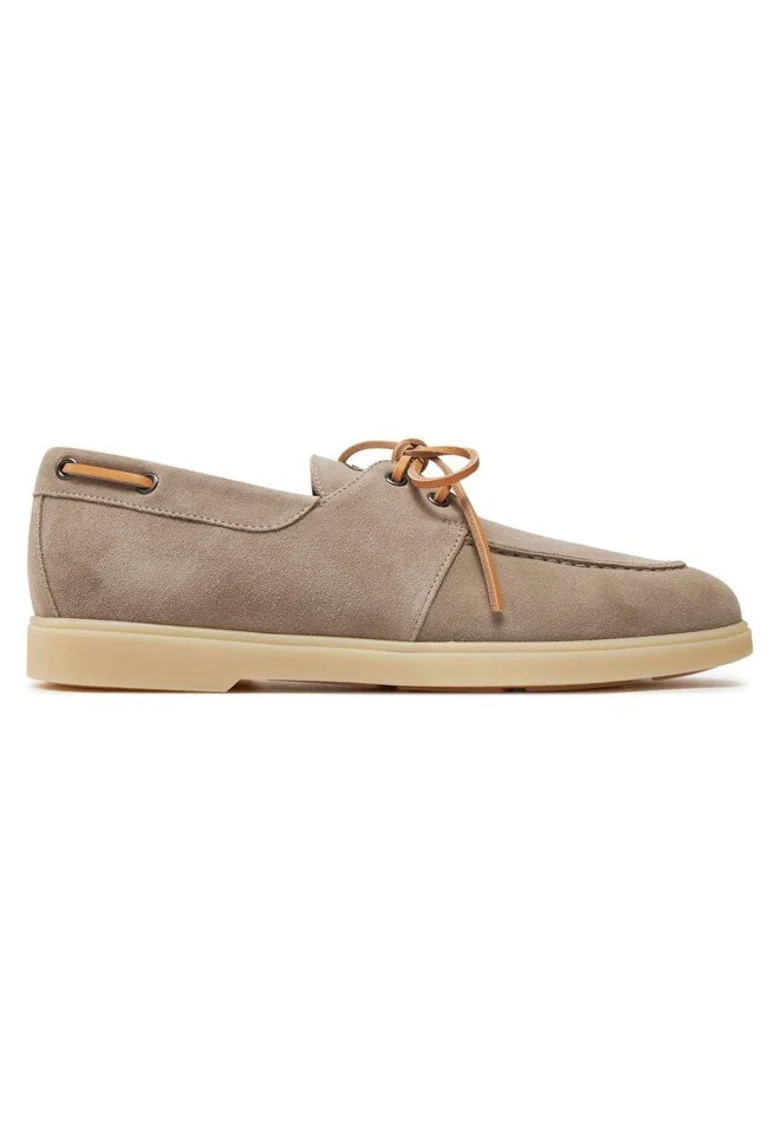Pantofi barbati  303642396, Piele naturala, Gri, Gri