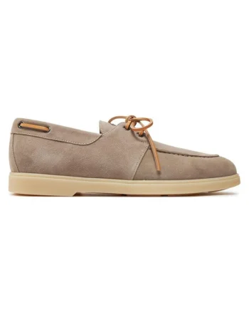 Pantofi barbati  303642396, Piele naturala, Gri, Gri