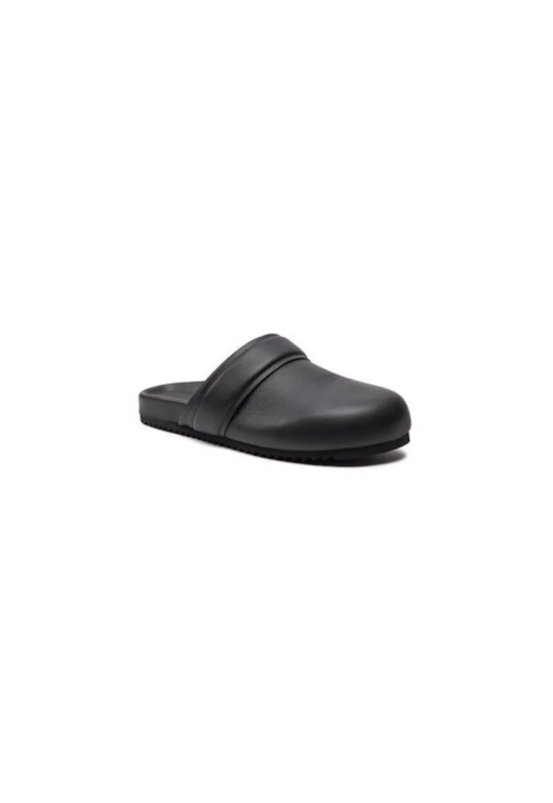 Papuci barbati Vic Matie, 303969226, Piele naturala, Negru, Negru