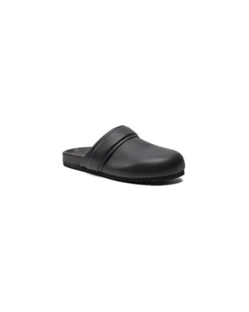 Papuci barbati Vic Matie, 303969226, Piele naturala, Negru, Negru