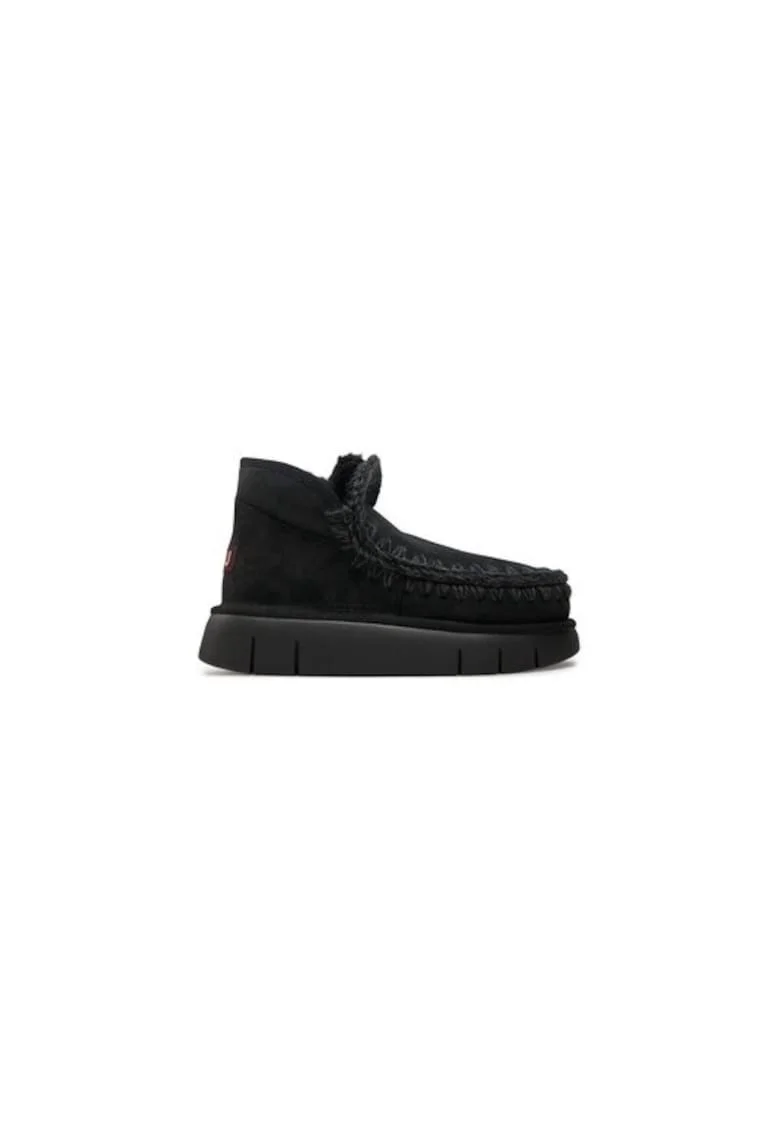 Ghete dama  304507892, Piele naturala, Negru, Negru