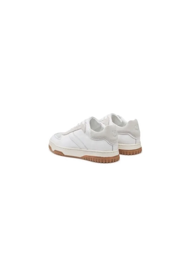 Pantofi sport dama  305204400, Piele naturala, Alb, Alb