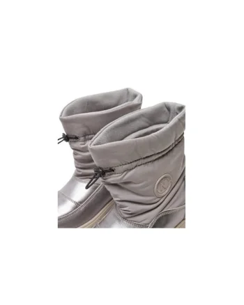 Ghete dama  304675867, Piele naturala, 35 EU, Argintiu
