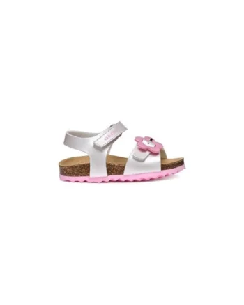 Sandale fete  304458736, Piele ecologica, Alb, Alb