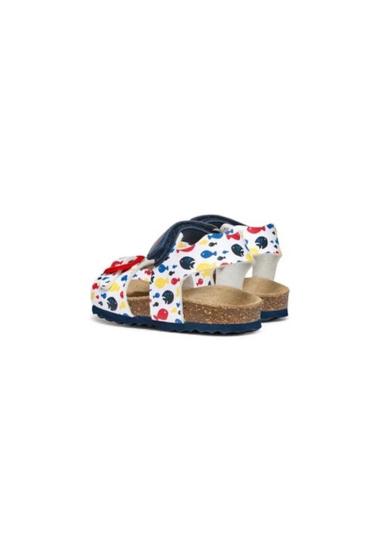 Sandale baieti  304617584, Piele ecologica, Alb, Alb