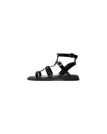 Sandale dama  303908539, Piele ecologica, Negru, Negru