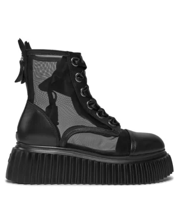 Ghete dama  303581893, Sintetic, Negru, Negru