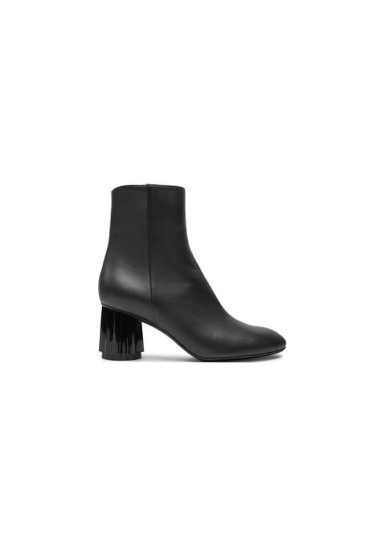 Ghete dama  304339431, Piele naturala, Negru, Negru