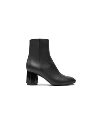 Ghete dama  304339431, Piele naturala, Negru, Negru