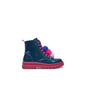 Ghete dama  304433689, Piele ecologica, Albastru, Albastru
