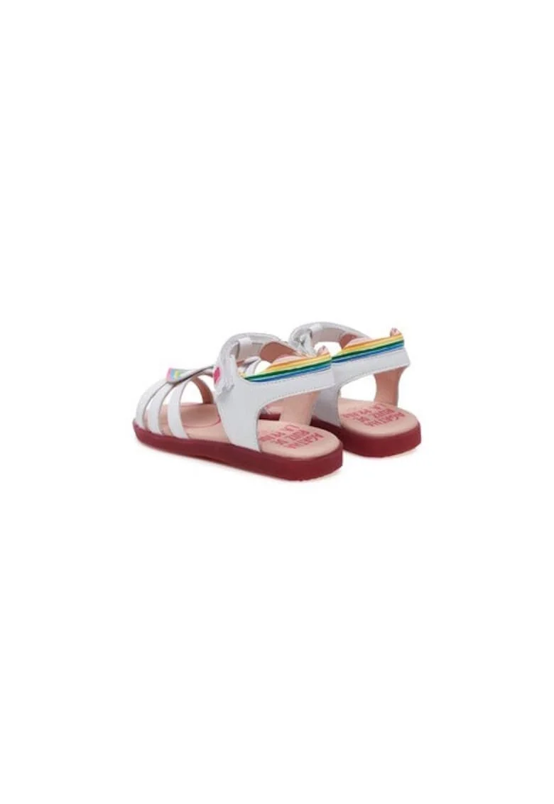Sandale fete  305202161, Piele naturala, Alb, Alb
