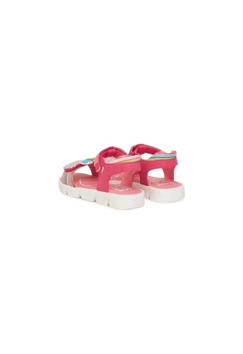 Sandale fete  305199393, Piele ecologica, Alb, Alb