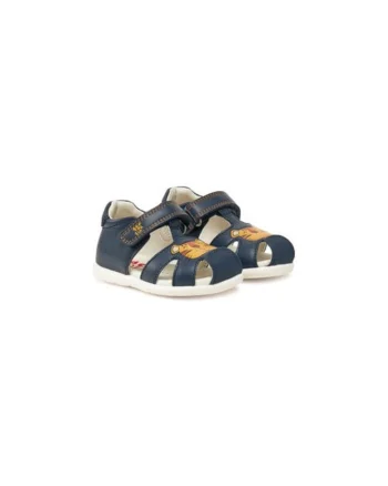 Sandale baieti  305218506, Piele naturala, Albastru, Albastru