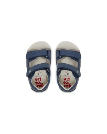 Sandale baieti  305218490, Piele naturala, Albastru, Albastru