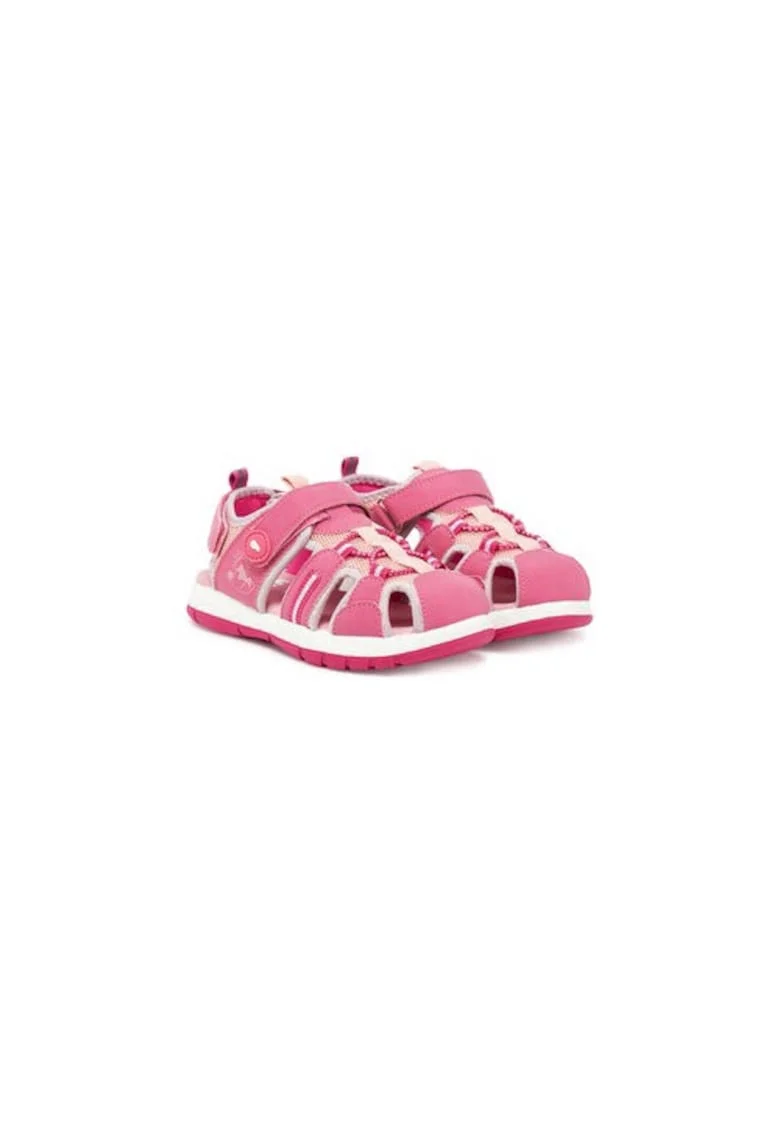 Sandale fete  305218872, Piele ecologica, Roz, Roz