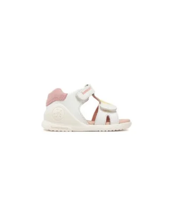 Sandale fete  305209481, Piele naturala, Alb, Alb