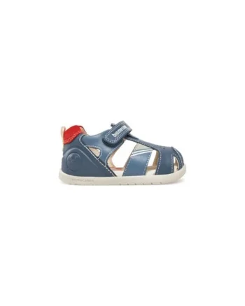 Sandale baieti  305251473, Piele naturala, Albastru, Albastru