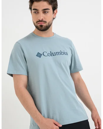 Tricou din bumbac organic CSC Basic Logo™, Albastru deschis