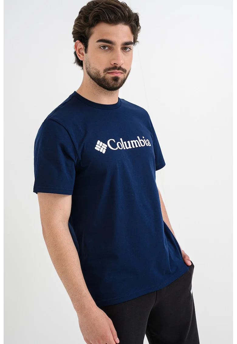 Tricou din bumbac organic CSC Basic Logo™, Bleumarin