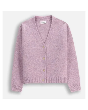 Cardigan  ZC5172202WGJ-022, poliester, maneci lungi, inchidere cu nasturi, roz
