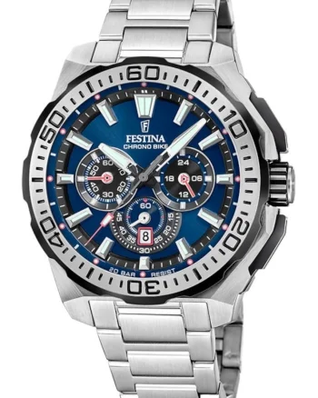 Ceas barbatesc  F20724/2 Quartz Argintiu