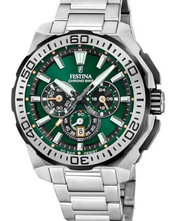 Ceas barbatesc  F20724/3 Quartz Argintiu