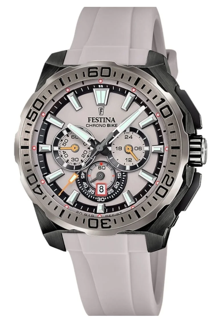 Ceas barbatesc  F20726/1 Quartz Gri