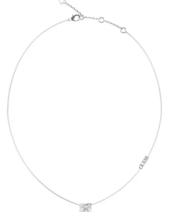 Colier  Bamboo cu cristale JUBN05252JWRHT-U, Argintiu