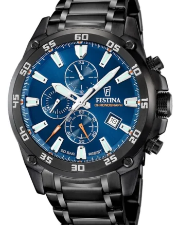 Ceas barbatesc  F20735/1 Quartz Negru