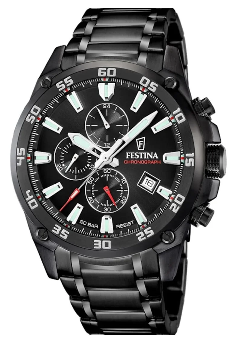 Ceas barbatesc  F20735/3 Quartz Negru