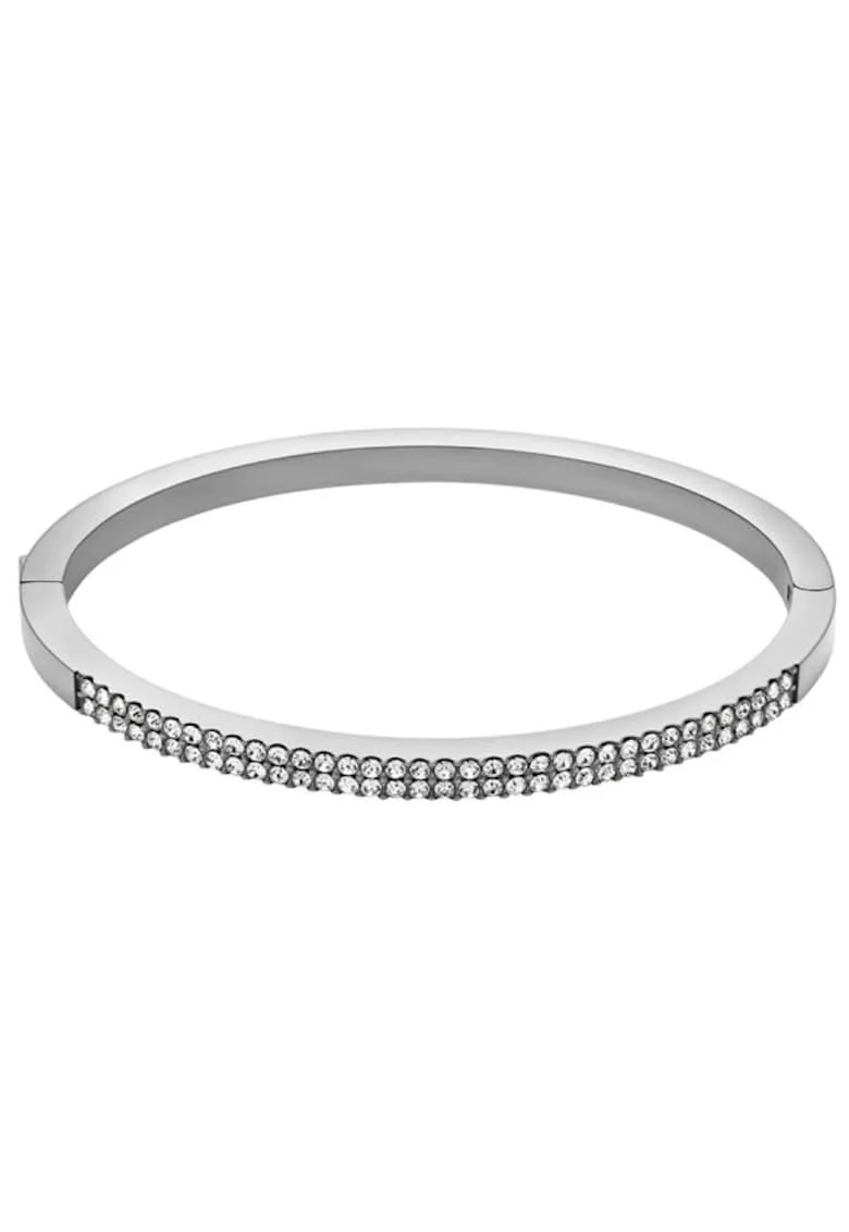 Bratara  Ellis fixa cu cubic zirconia JF04863040, Argintiu