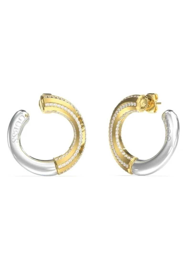 Cercei  Majorelle stud lung cu cristale JUBE05376JWYGRHT-U, Auriu, Argintiu